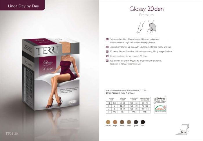 Terri Lineadaybyday Glossy20 Den   Catalog | Pantyhose Library